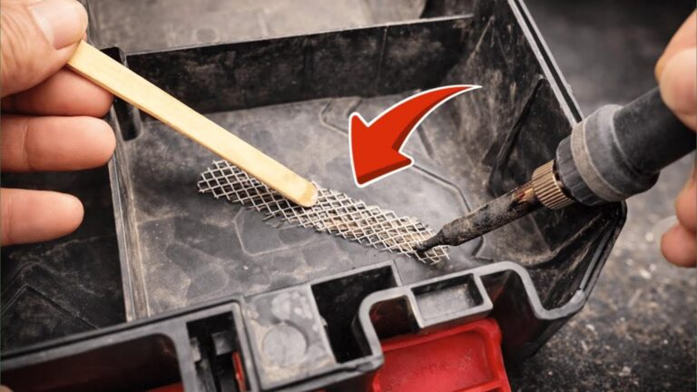 5 sposobów na naprawę plastiku ze stalową siatką, które zaskoczą każdego!