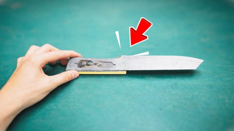 Jak stworzyć 7 razy mocniejszą rękojeść noża z uszkodzonego ostrza i rurki plastikowej!