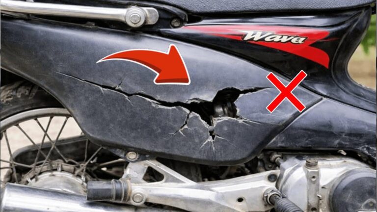 Jak naprawić pękniętą plastikową osłonę motocykla w 7 prostych krokach